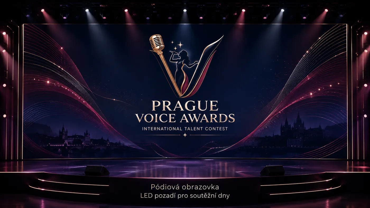 Pódiová obrazovka